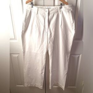 🆕 J.CREW White Essential Wide Leg High-Rise Denim Trousers SZ 36 (22)